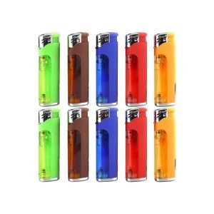 Refillable Butane Lighter with LED Flashlight